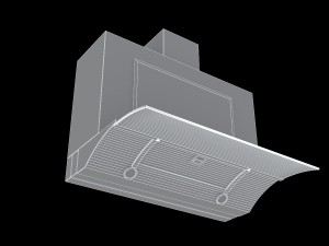 cooker hood elica glide softix a-60 Modelo 3D
