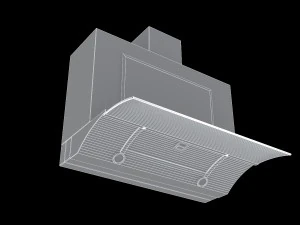cooker hood elica glide softix a-60 3D Model