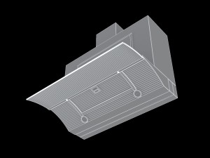 cooker hood elica glide softix a-60 Modelo 3D