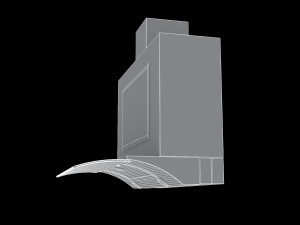 cooker hood elica glide softix a-60 Modelo 3D