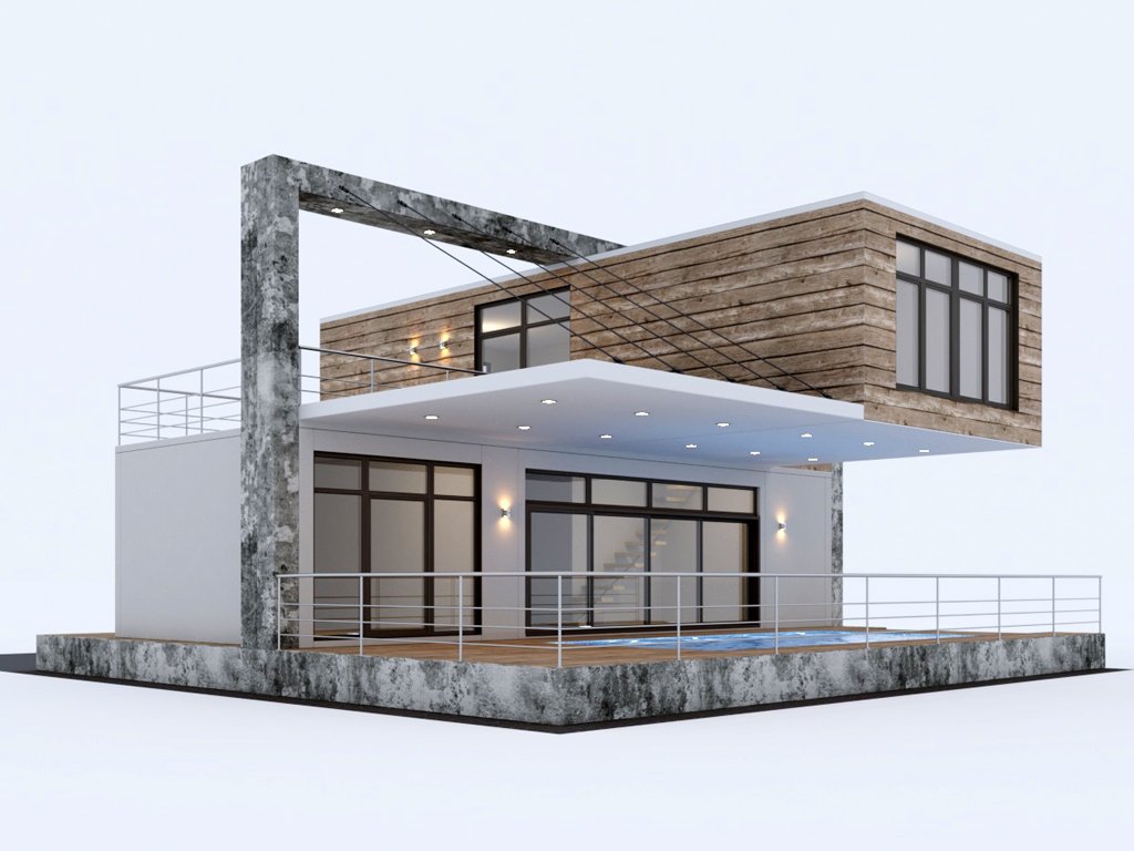 Sea Container House 3d Model In Buildings 3dexport
