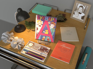back to ussr school 3D Model