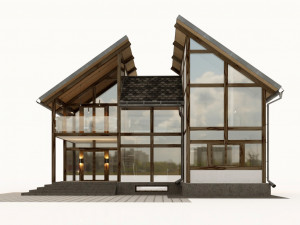 half-timbered house Modelo 3D