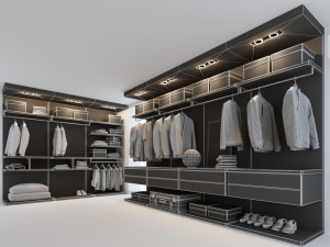mens wardrobe 3D Model
