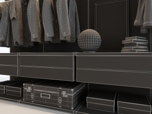 mens wardrobe 3D Model