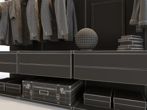 mens wardrobe 3D Model