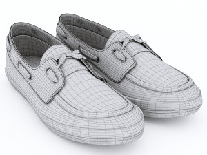 casual style shoes 3D 模型