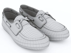 casual style shoes 3D Model