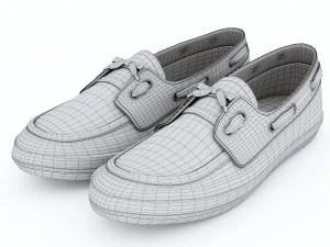 casual style shoes 3D Model