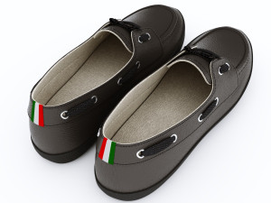 casual style shoes 3D 模型