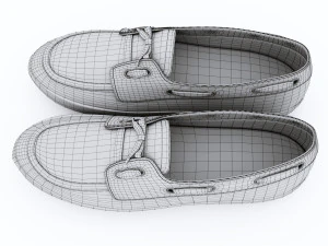 casual style shoes 3D Model