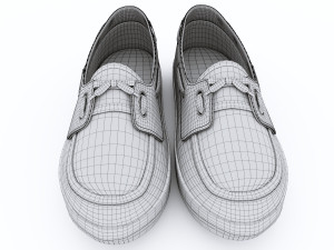 casual style shoes 3D 模型