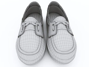 casual style shoes 3D Model