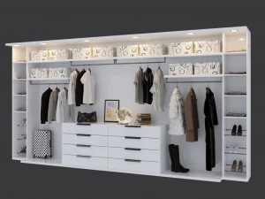 womens wardrobe 3D Model