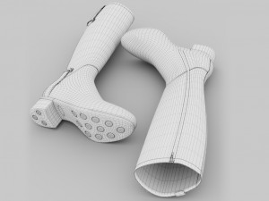 italian boots le pepe Model 3D