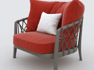 erica armchair 3D Model