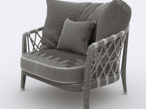 erica armchair 3Dモデル