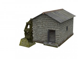watermill Modelo 3D
