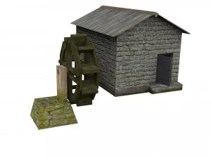 watermill 3D Model