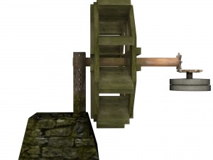 watermill Modelo 3D