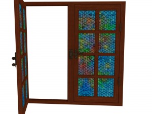stained-glass window 3Dモデル