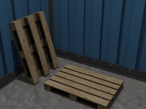 wood pallet 3D 모델