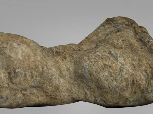 low poly model of rock 3D Model