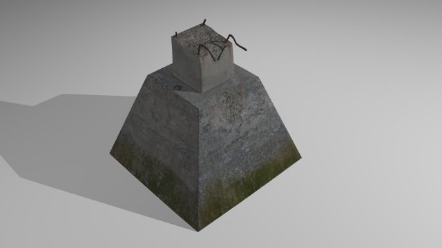 broken pillar Modelo 3D .c4d .max .obj .3ds .fbx .stl .blend 