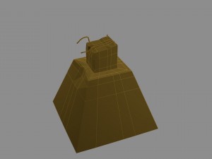 broken pillar Modelo 3D