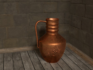 copper jug Modelo 3D