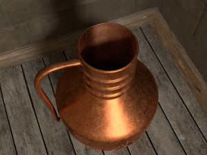 copper jug Modelo 3D
