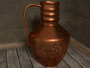 copper jug Modelo 3D