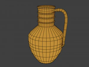 Keramikkrug 3D Modell
