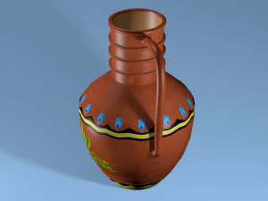 Keramikkrug 3D Modell