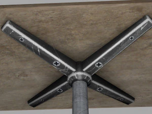 tablet de madeira antigo Modelo 3D