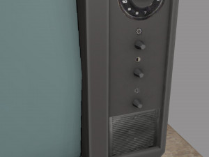 old wooden tabletv 3Dモデル
