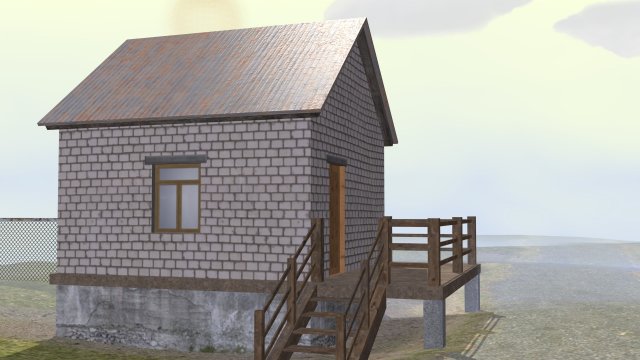 security post 3D-Modell .c4d .max .obj .3ds .fbx .stl .blend 