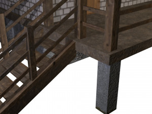 security post 3D-Modell
