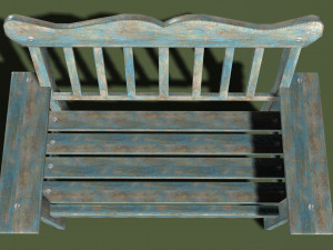 bench 3D मॉडल