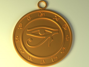 talisman eye of ra 3D Модель