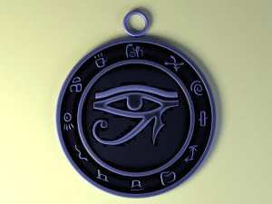 talisman eye of ra 3D Model