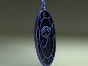 talisman eye of ra 3D Model