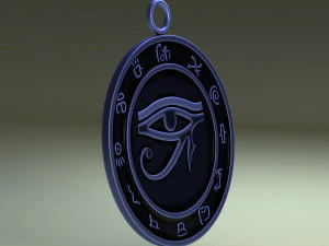 talisman eye of ra 3D Model