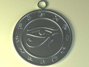 talisman eye of ra Modelo 3D