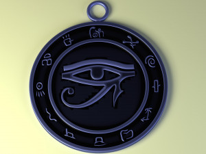 talisman eye of ra Modelo 3D
