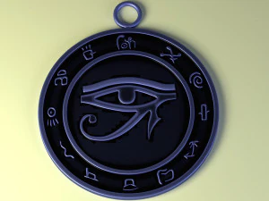 talisman eye of ra 3D Model