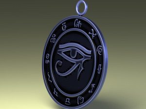 talisman eye of ra Modelo 3D
