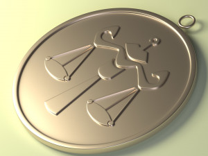 libra zodac pendant 3D Print Model