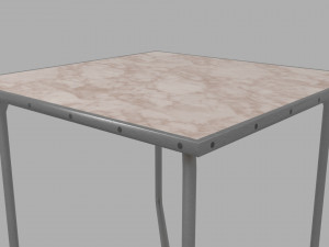 70s style dining table 3Dモデル