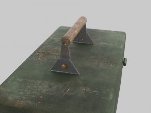 metal tool box Modèle 3D